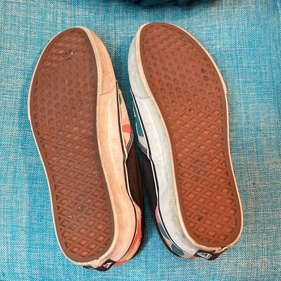 Women’s retro colour classic vans slip on - Picture 3 of 4